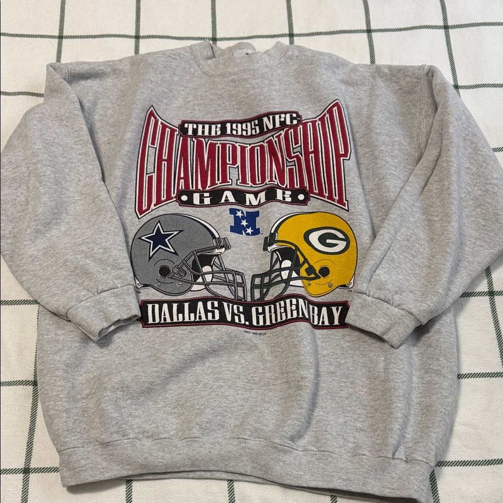 Logo Athletic Gray NFC Championship Sweatshirt